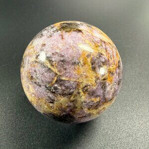 Rare Natural Amethyst Auralite 23 Sphere Stone Orb Healing Crystal  60.3mm 322g